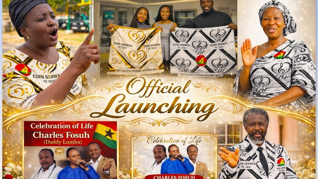 We move 😍Daddy Lumba celebration of Life Cloth official Lunching Confirm Akosua Bempomaa, Serwaa, 