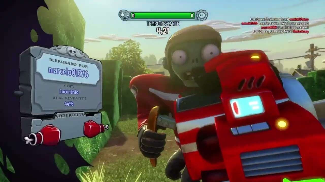 PVZ GW1 Jardins e Cemitérios (EP. 76) PS4 | 60 kills in the 4th point in the map!!