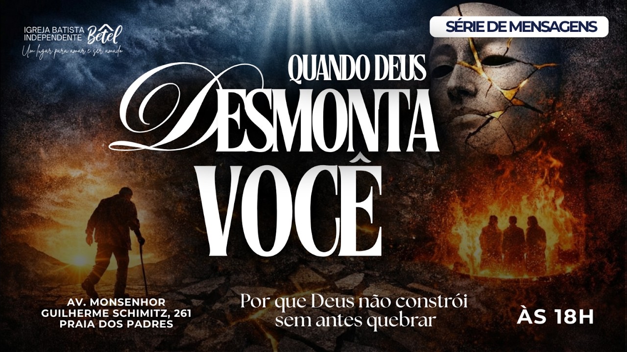 QUANDO DEUS DESMONTA VOCÊ - PARTE 1 |🔴AO VIVO 22/02/2026