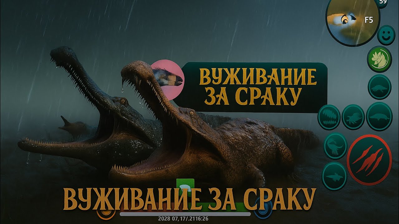 ВЫЖИВАНИЕ ЗА САРКОЗУХА В TCDI #youtube #dinosaur #thecursedisle #recommended