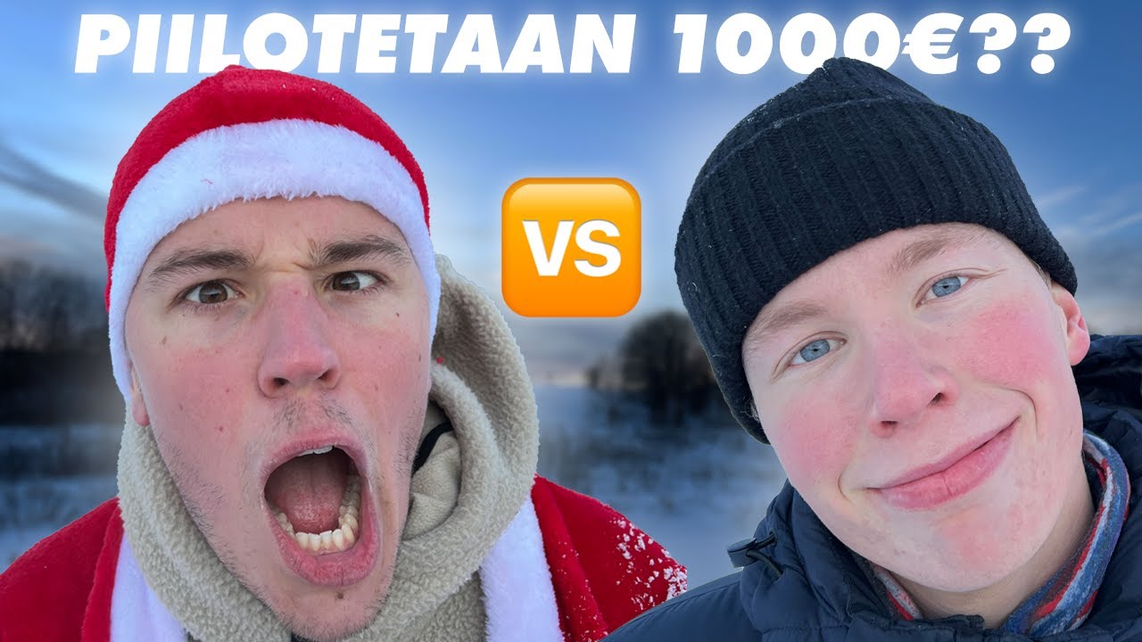 JOULUPUKKI vs SEVERI SAVINIEMI *piilotetaan 1000&euro;*