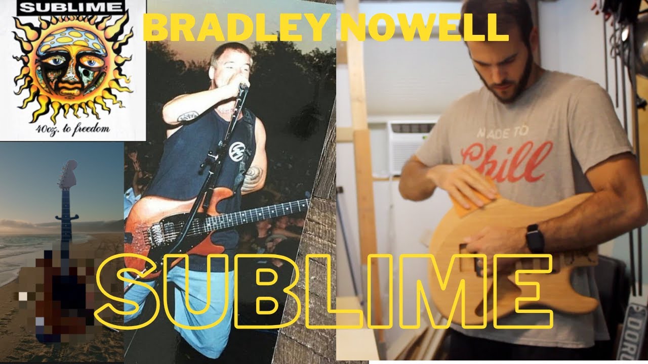 We recreated Bradley Nowell Custom Brown guitar of SUBLIME | in Memory of Louis Peduto