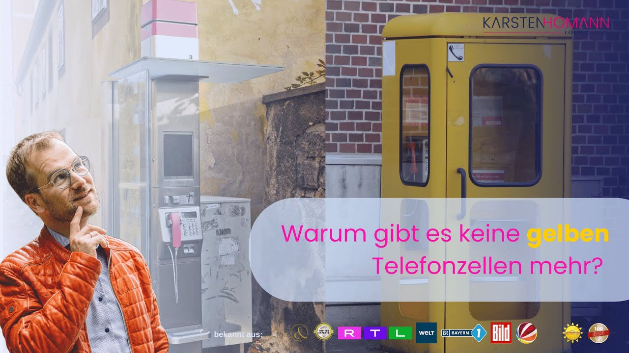 Warum gibt es keine GELBEN TELEFONZELLEN mehr??