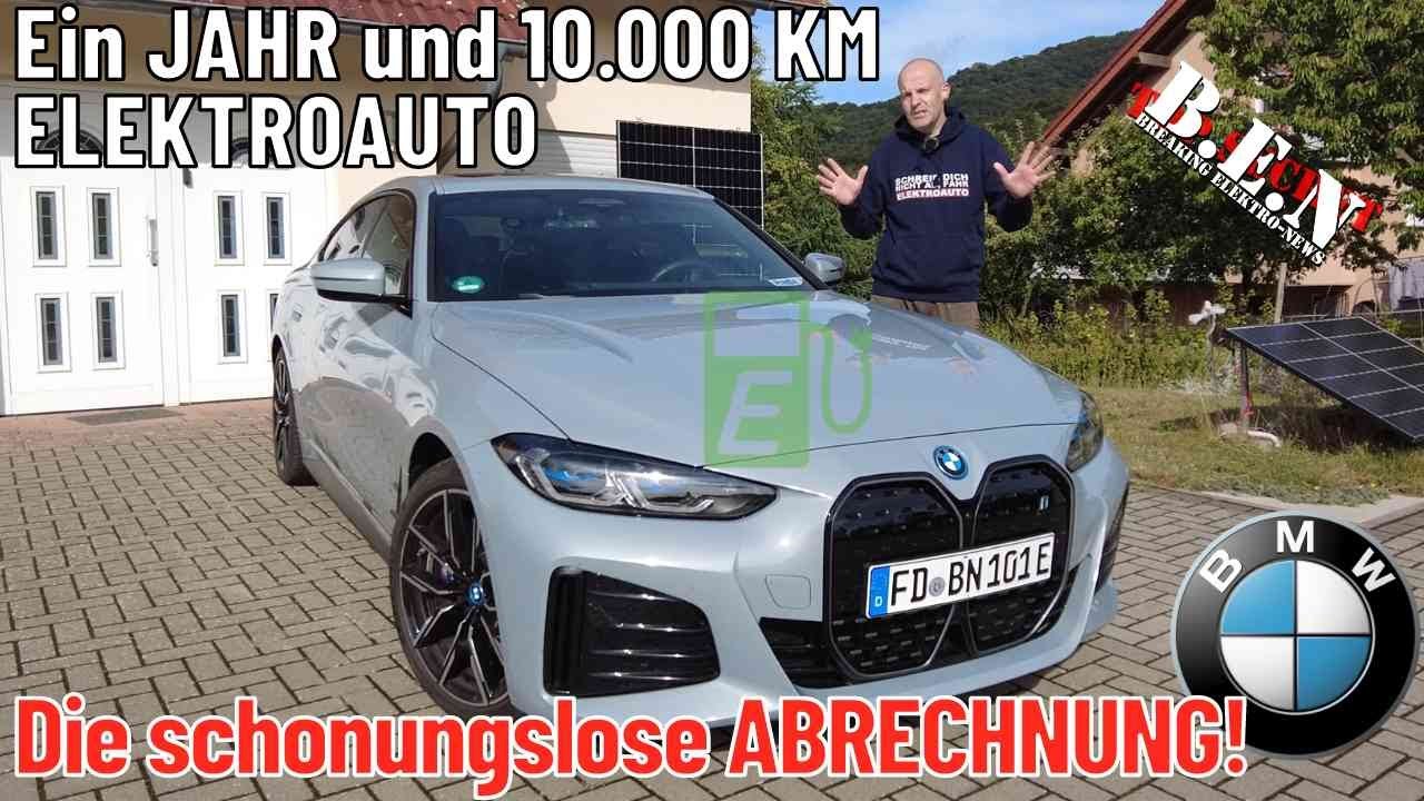 Ein JAHR und 10.000 KM ELEKTROAUTO - Die schonungslose ABRECHNUNG! #bmwi4