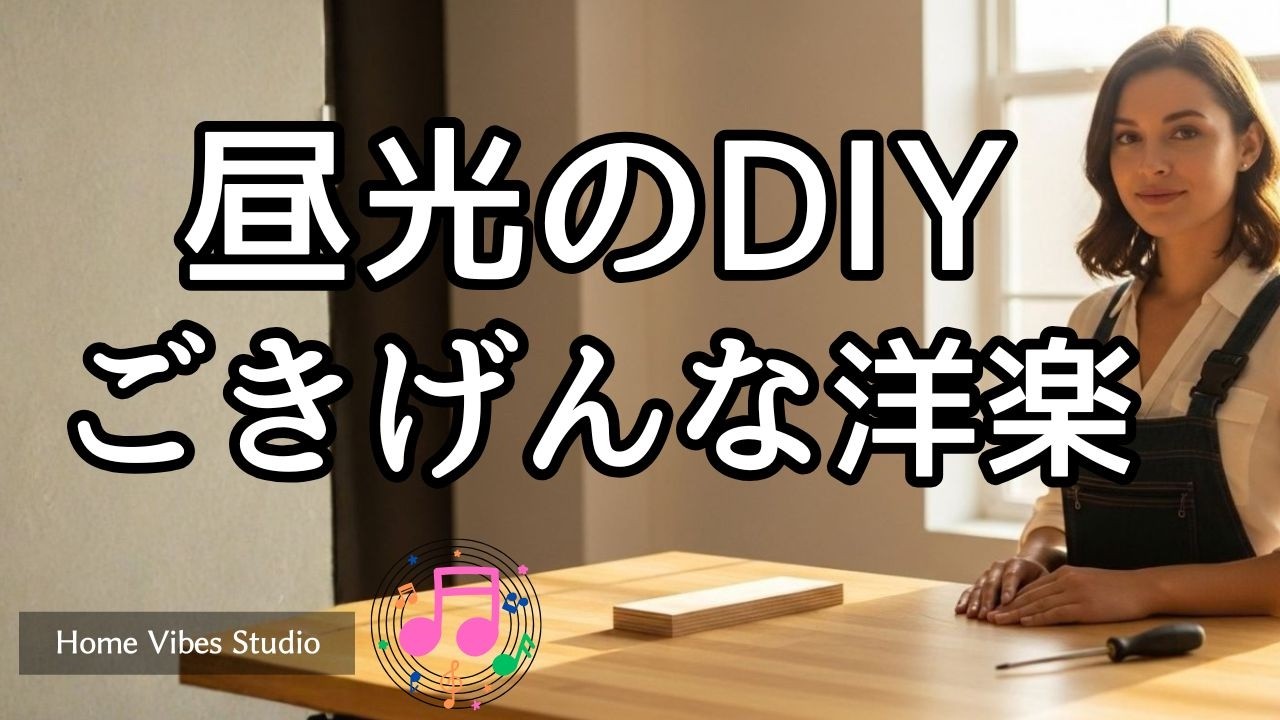 [𝙋𝙡𝙖𝙮𝙡𝙞𝙨𝙩]【作業用BGM】　DIY Daylight Cheer ～昼光のDIY、ごきげんな洋楽～【家事用BGM】【勉強用BGM】