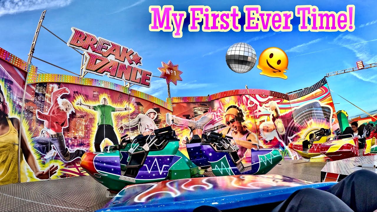 FIRST TIME ON A BREAK DANCE 🪩 | Break Dance - South Pier Blackpool 2023 (Onride)