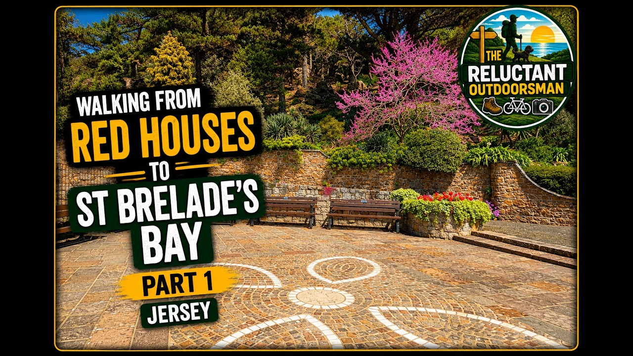 Walking from Red Houses to St Brelades Bay (Part 1) #jersey #virtualhike #walking