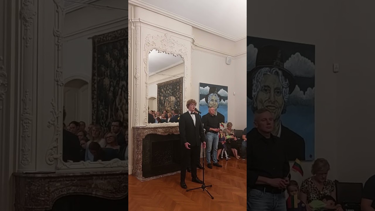 Ignas Dambrauskas - Švelnumas - Mokslo metų pradžios renginyje LT ambasadoje Briuselyje 2024-09-10