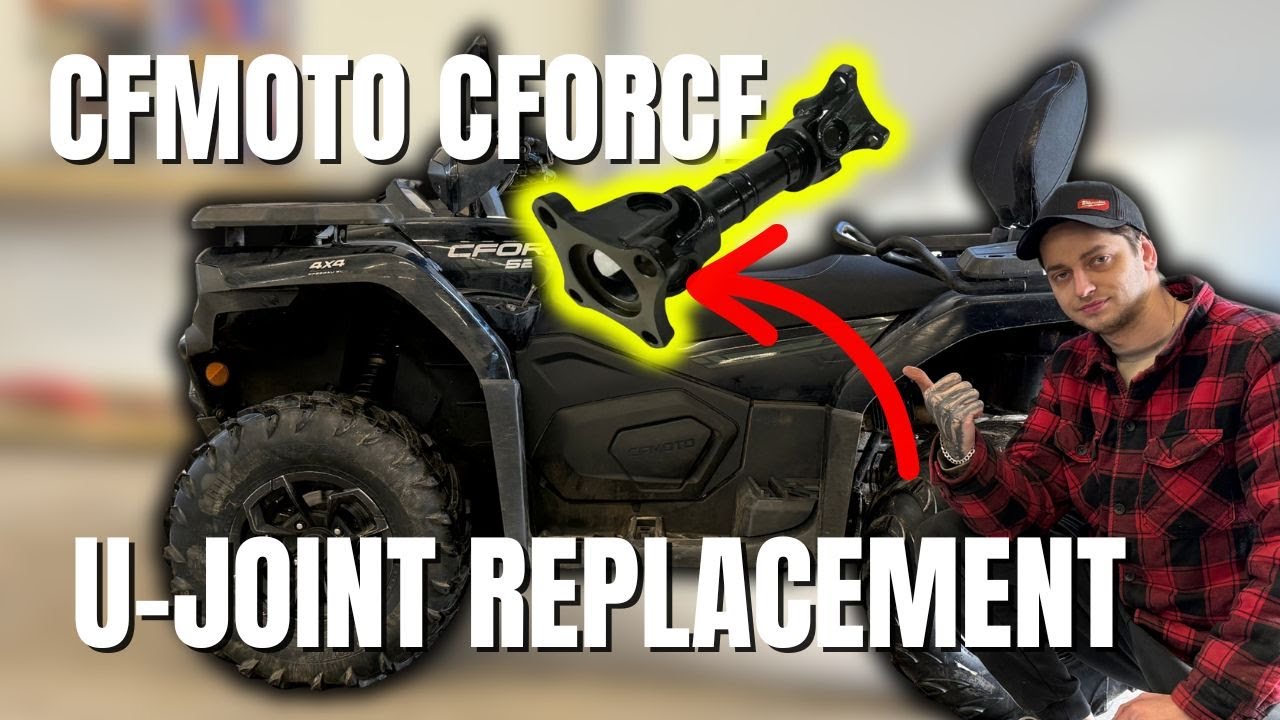 Замена переднего карданного шарнира CFMOTO CForce