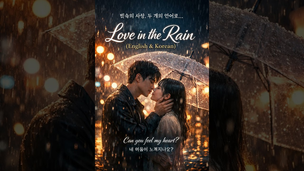 Love in the Rain 🌧️ | A Beautiful English & Korean Bilingual Love Song