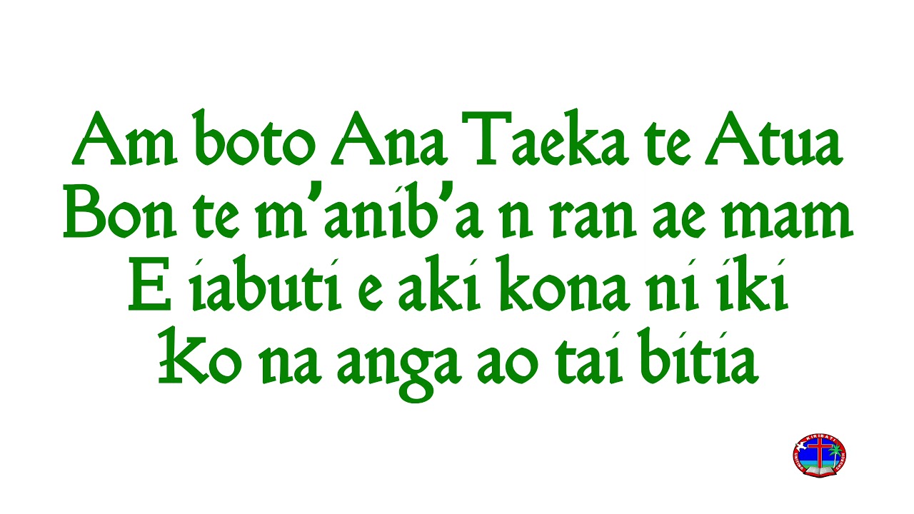 Manangau Uota Taekan te Kamaiu - Pastor Enoka Taunaia