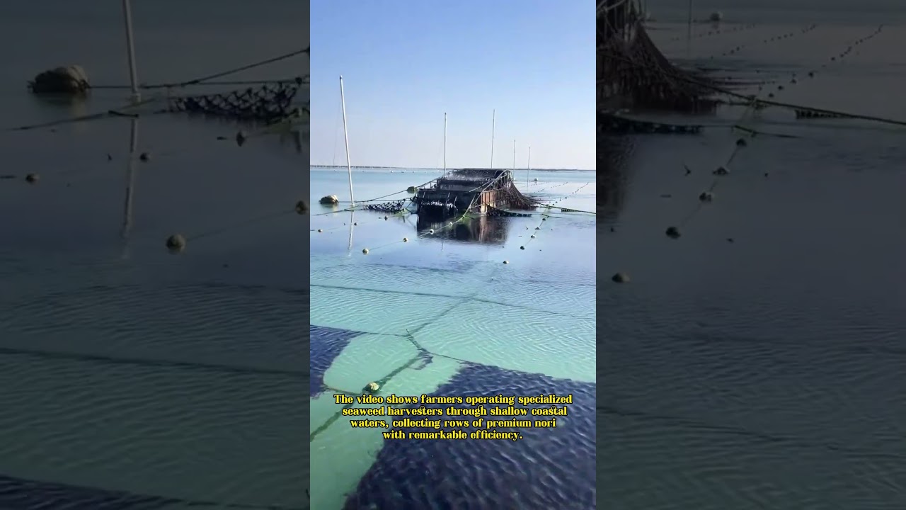 Ocean Gold Rush: The High-Tech Harvest of Premium Seaweed!