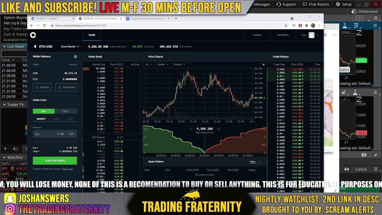 ETHEREUM IS BREAKING OUT!! LIVE PORTFOLIO!!!!!  - ETHEREUM CLASSIC, DOGECOIN, STELLAR & ETHEREUM