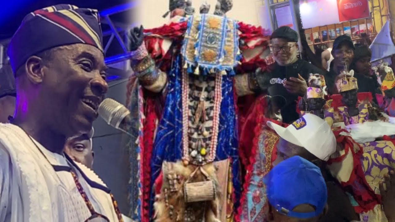 SEE HOW WASIU AYINDE TOOK OVER THE STAGE AT EGUNGUN SEJEJE ODIBERU IN LAGOS ISLAND!