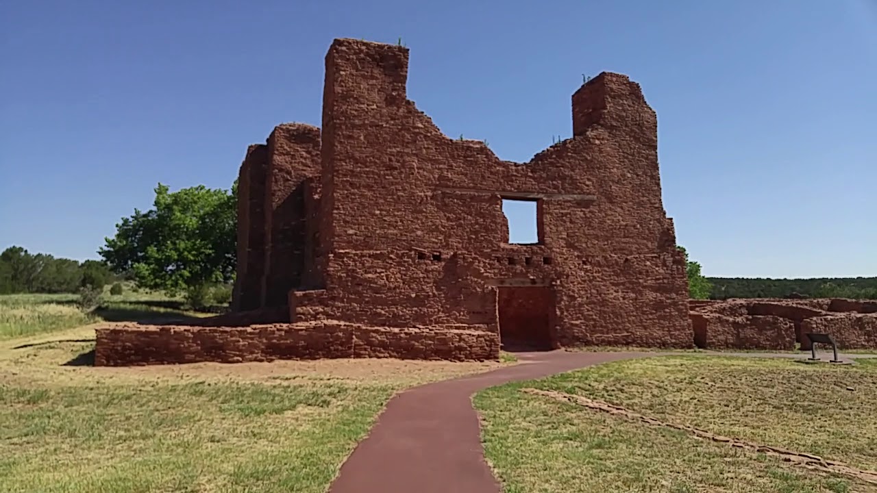 The QUARAI RUINS NEAR MONZANO MOUNTAINS NM
