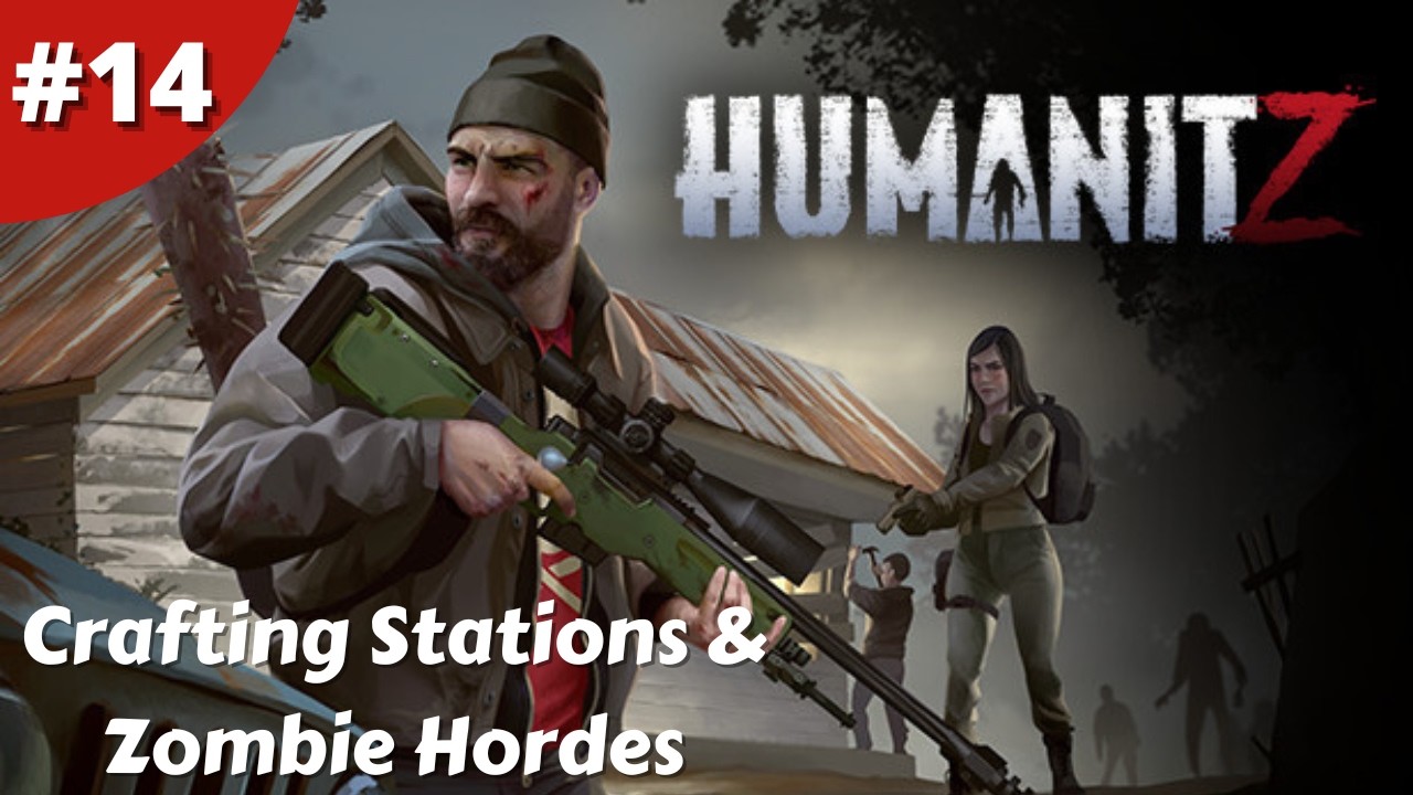 Building Crafting Stations & A Farm At The Fortress Base - Humanitz - #14 - Gameplay