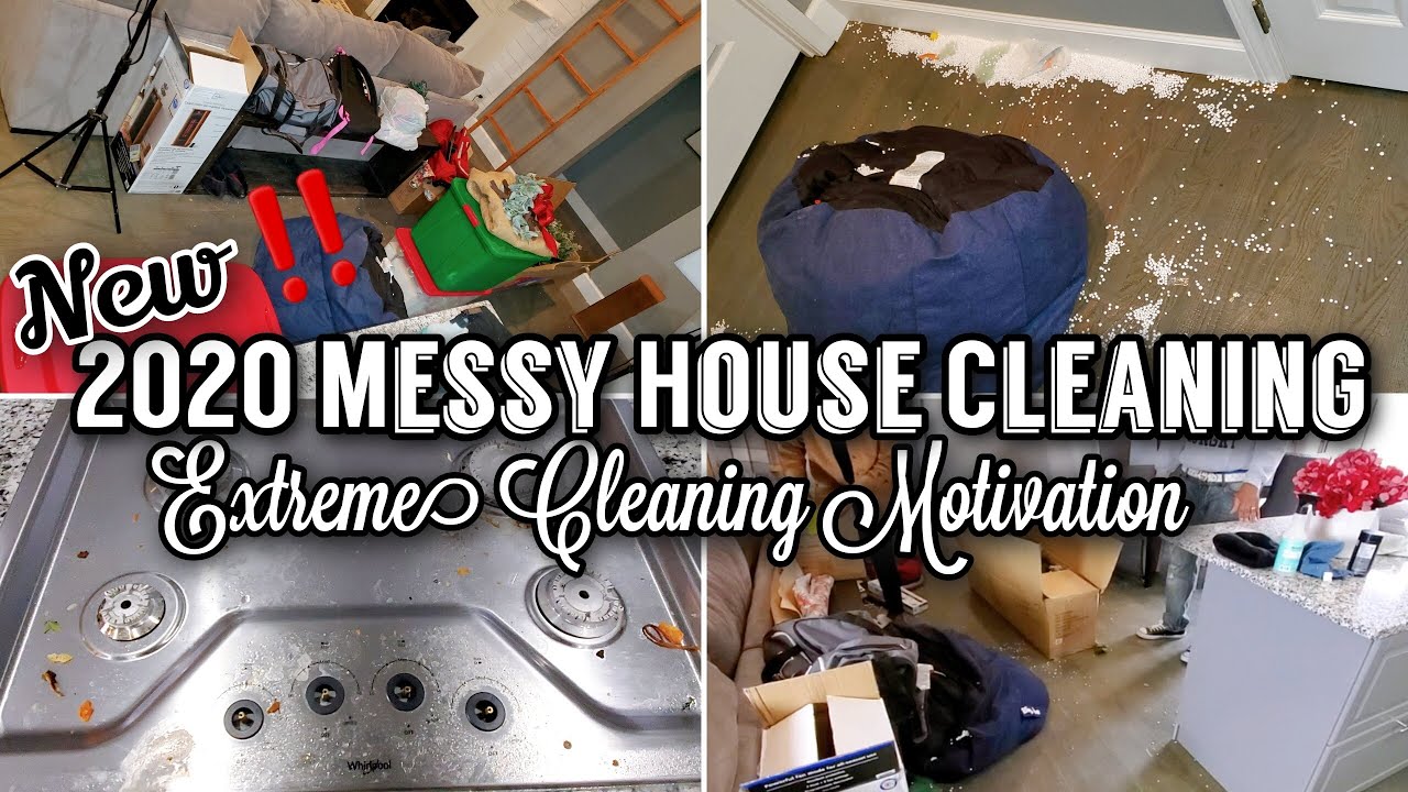New 2020 Messy House Cleaning | Actual Mess | Extreme Cleaning Motivation | Real Life Cleaning