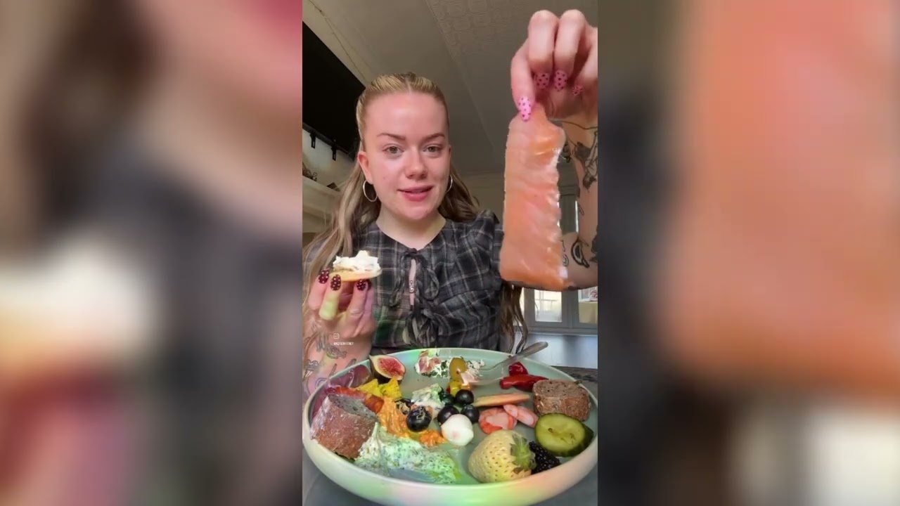 *14 MINUTES* KATIE WHITNEY MUKBANG COMPILATION (LONG) | |TiktokComps