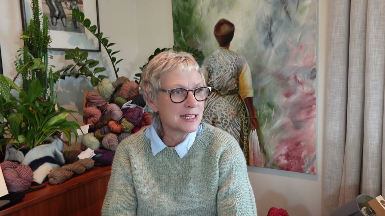 Episode 25  - Woolfest '25. Nightshift shawl.  Nordic bloom vest.  Callie hat..Mill talk.
