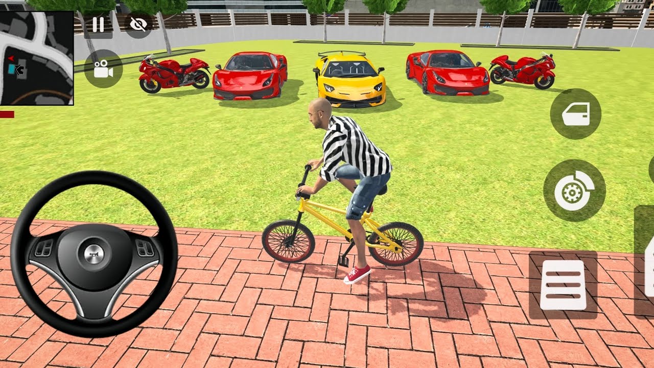 🎮 Franklin order by 3️⃣ Supar car 2️⃣ and Hayabusa Bike 💥 | indian theft auto simulator