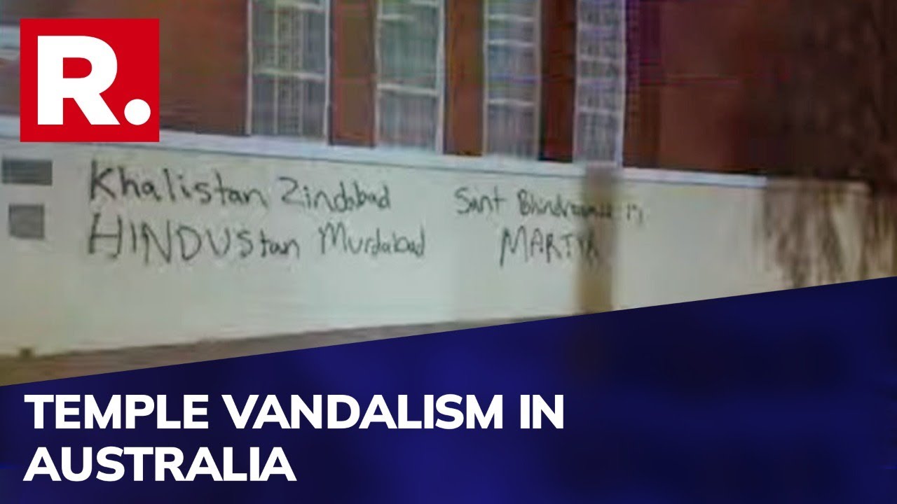 Hate Graffiti Scribbled On The Walls, Third Hindu Temple Attacked In Australia
