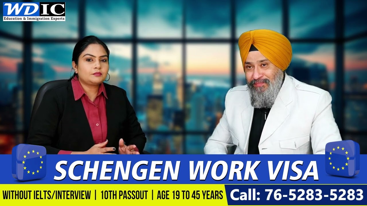 Schengen Work Visa 2025: Easiest Way to Move to Europe Legally! | WDIC