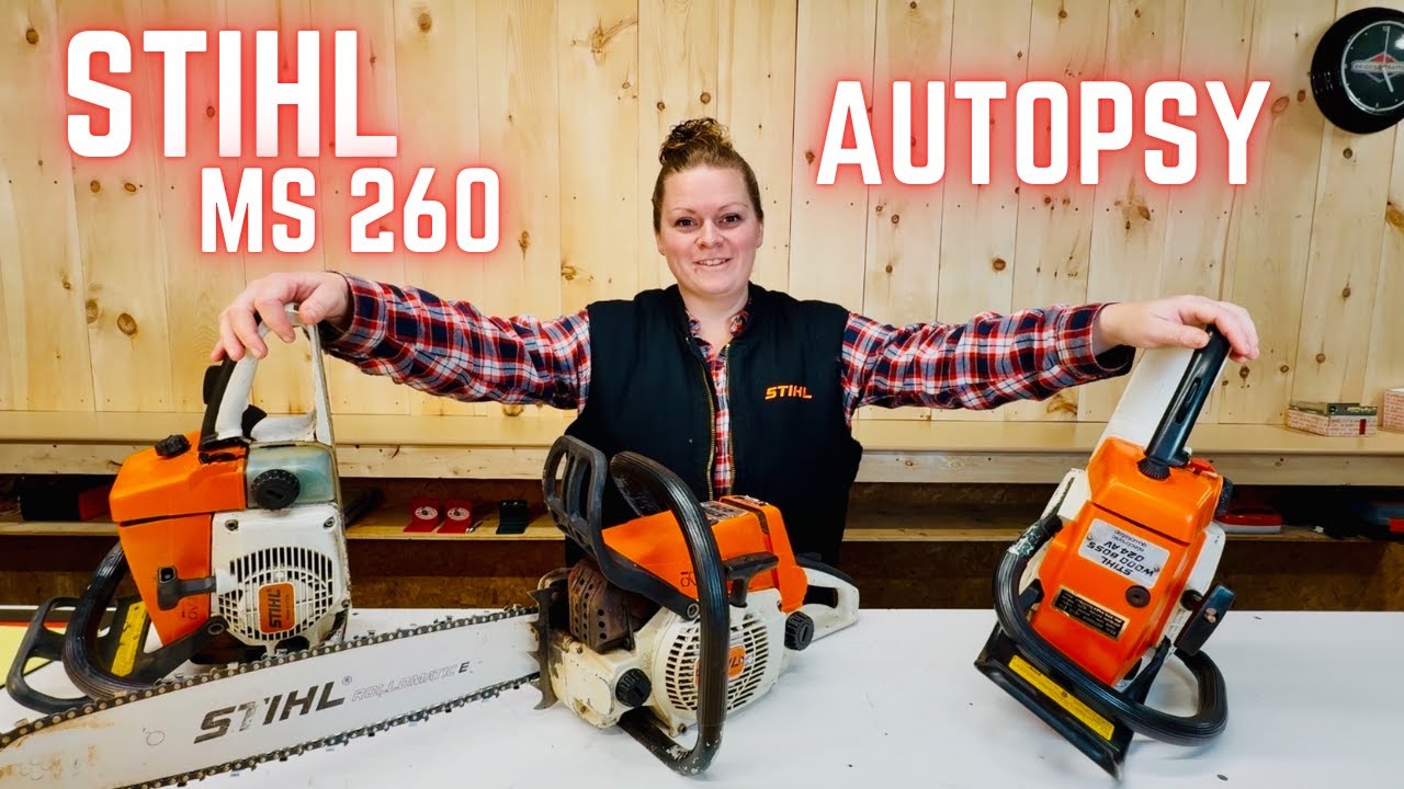 Stihl MS 260 Chainsaw Total Teardown & Split Crank Case & Autopsy For Crank Bearings  *PART 2*