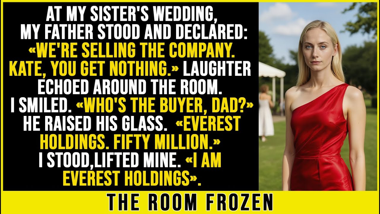 At My Sister’s Wedding, Dad Said I’d Get Nothing — I Laughed Knowing I Owned Everything
