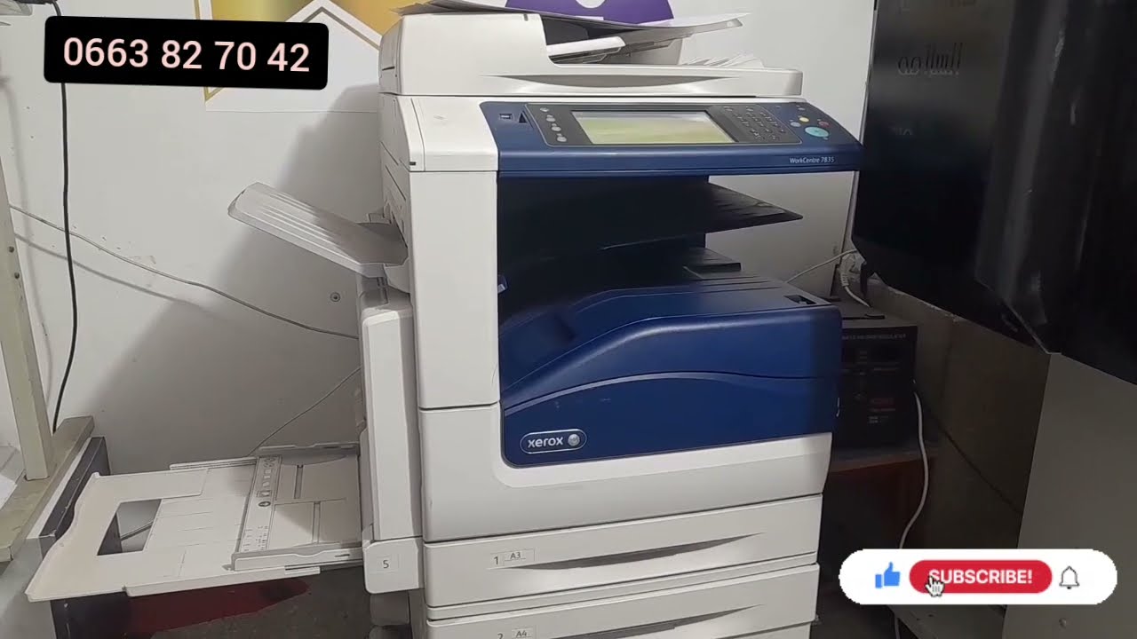 طريقة استعمال الالة الرقمية xerox بطريقة جد مبسطة شاهد واستفد