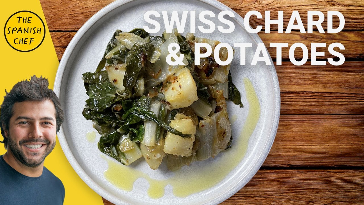 My mum’s swiss chard with potatoes (vegan) | Acelgas con Patatas