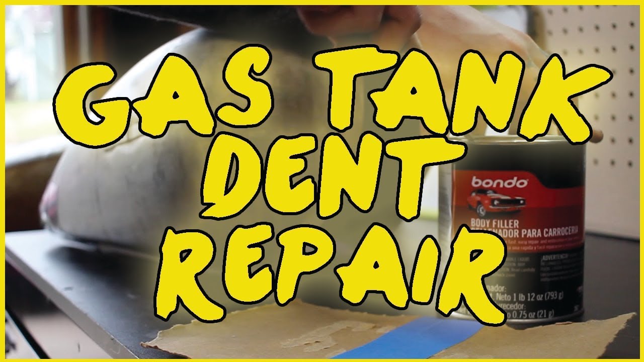 FIXING DENTS! - Yamaha SR250 Gas tank Repair