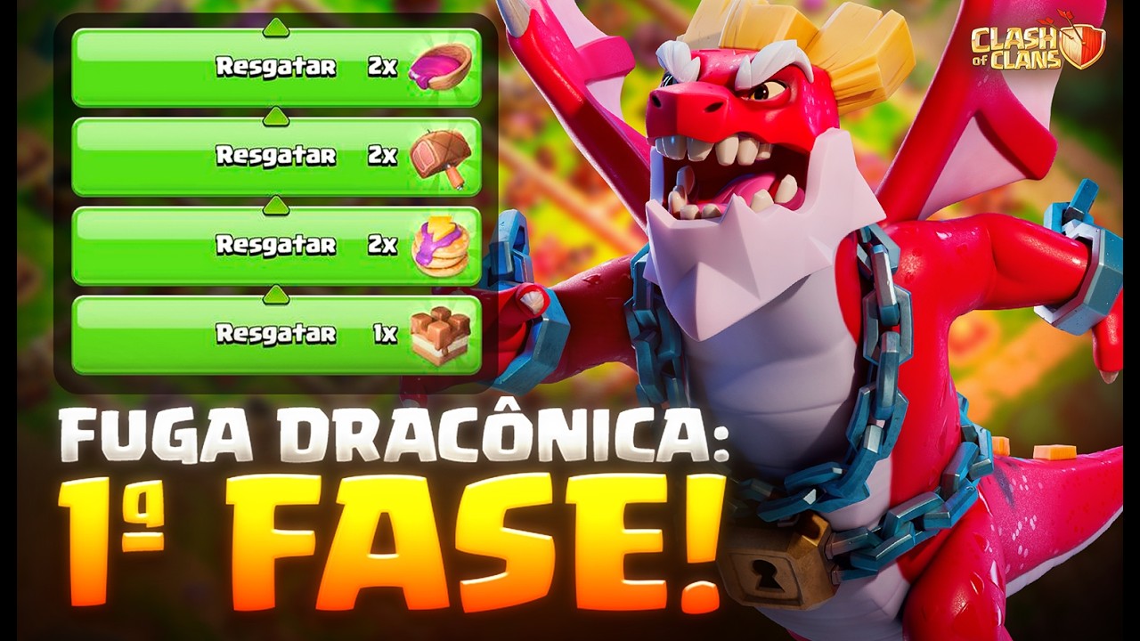 COMO PASSAR OS 4 PRIMEIROS DESAFIOS DA FUGA DRACÔNICA 🔥