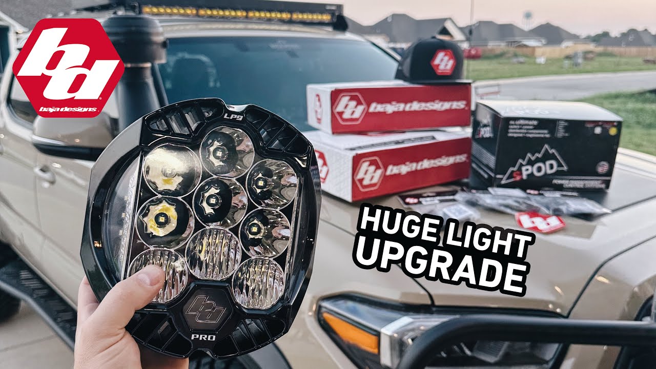 Установка противотуманных фар Baja Designs LP9 Pro и SAE Squadron — они просто убийственные!