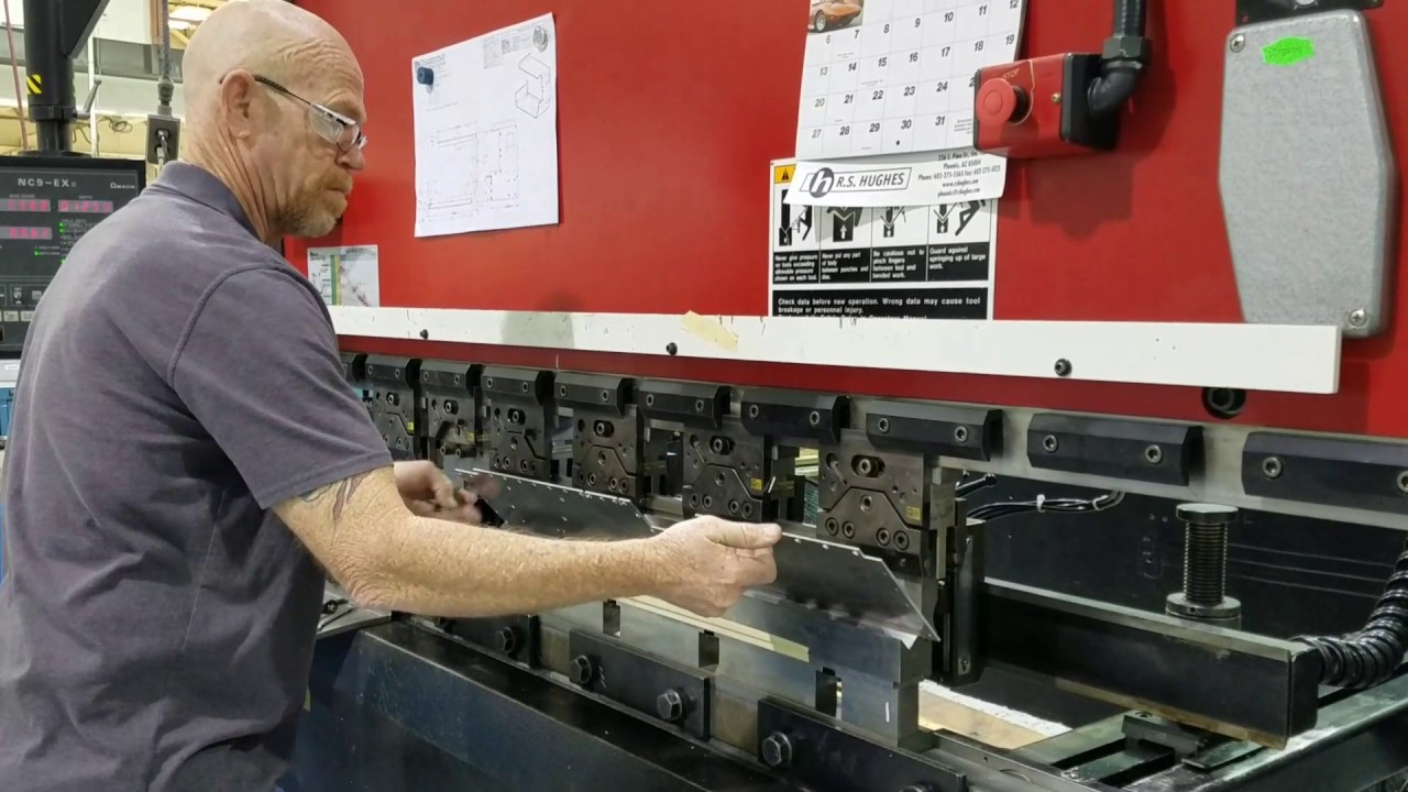 A1 Preicison Metal & Aerospace ,LLC  Jack Terrell. Amada RG 80 Press brake bending