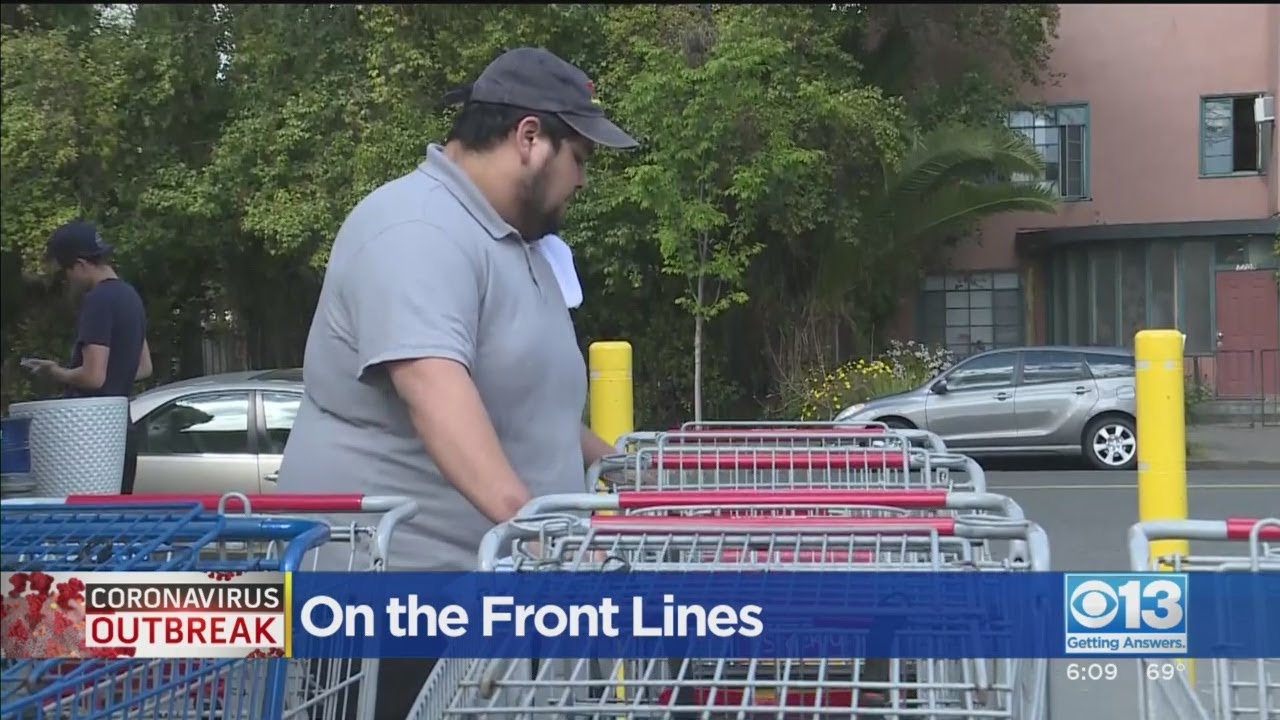 Grocery Store Workers On The Front Lines