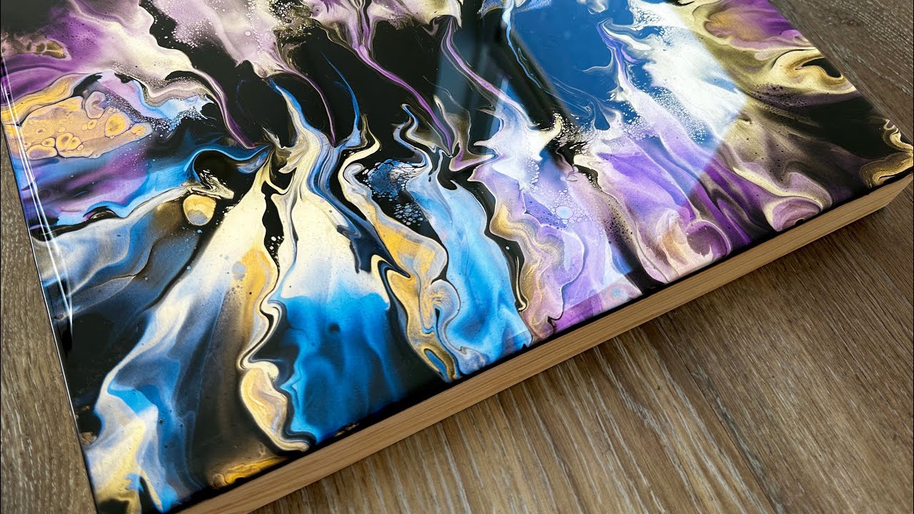 PEARL PAINTS DUTCH POUR Acrylic Pour Tutorial EASY Abstract