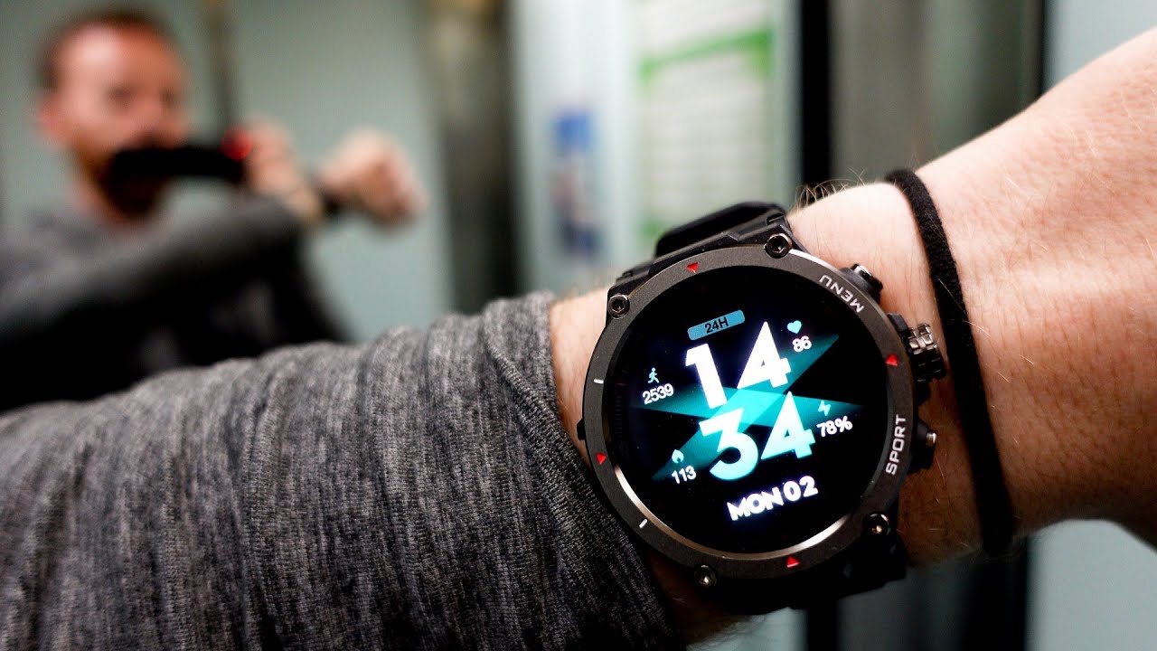 Lui &egrave; il MIGLIORE SMARTWATCH RUGGED ECONOMICO da 50 EURO con DISPLAY AMOLED e GPS! ZEBLAZE STRATOS 2