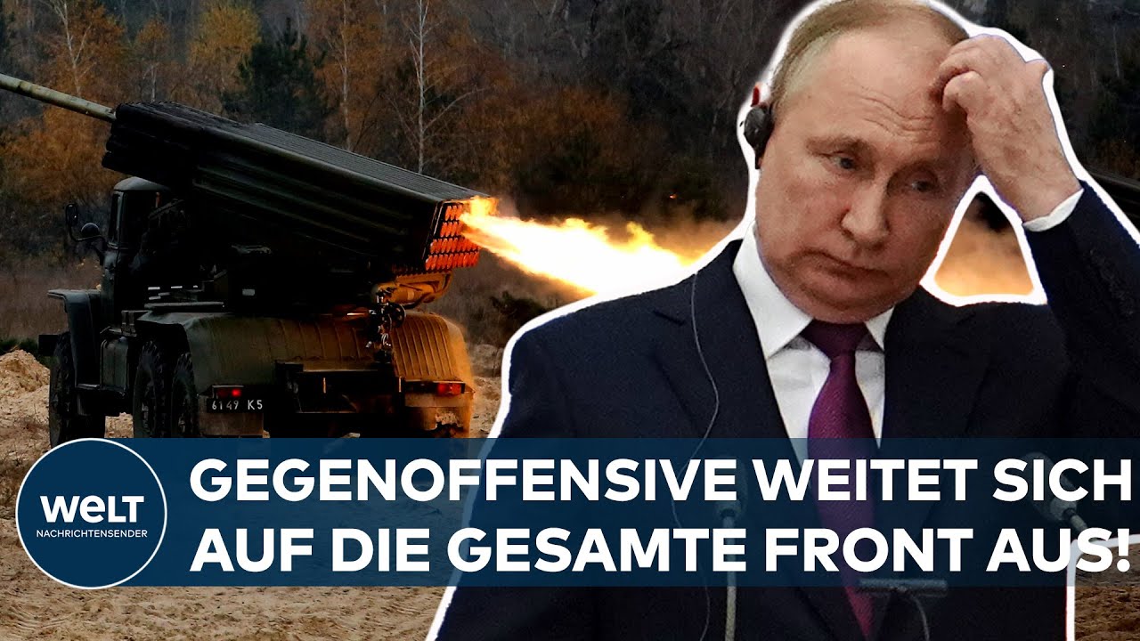 PUTINS KRIEG: Gegenoffensive der Ukraine weitet sich auf gesamte Front aus! Was wir bisher wissen
