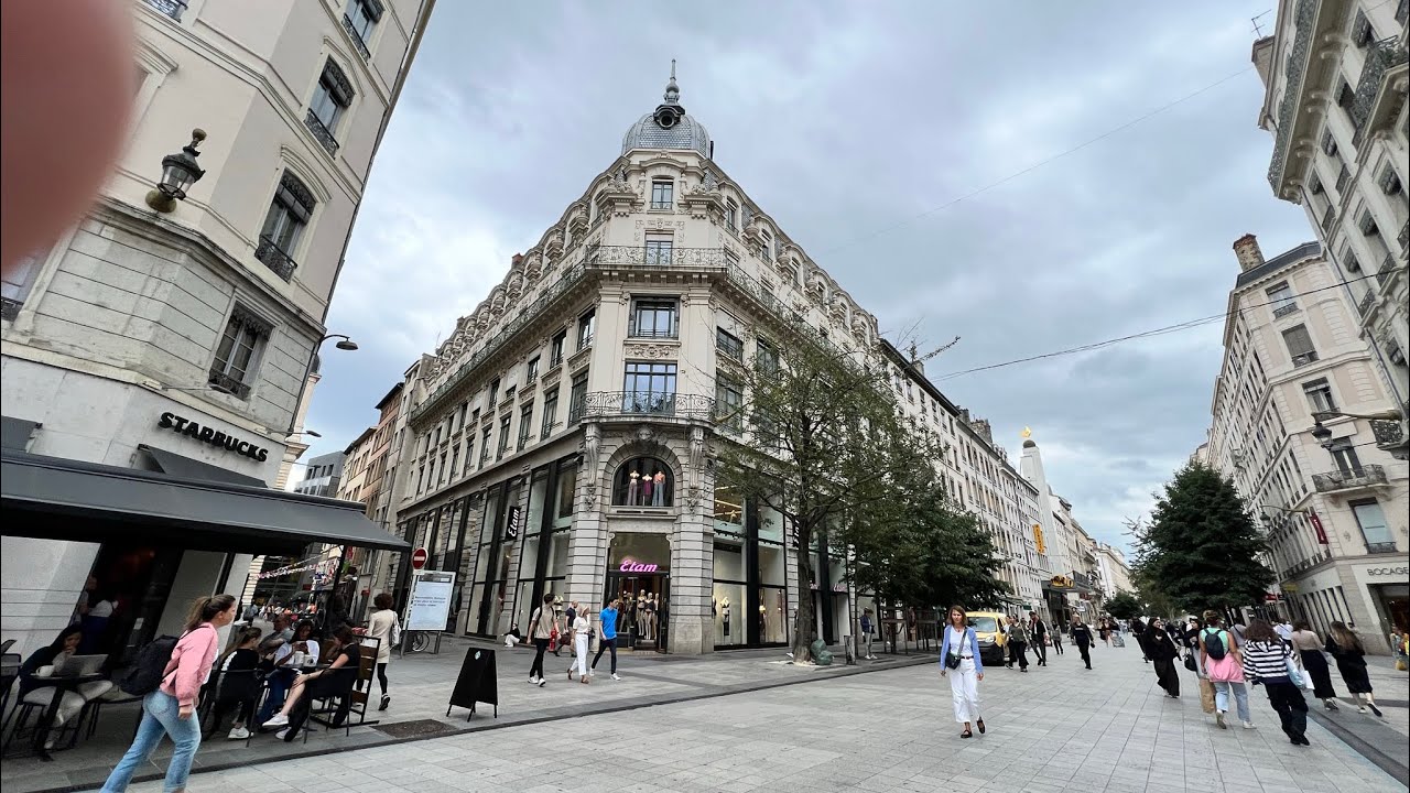 LYON, France Part 1, Hop on hop off bus tour