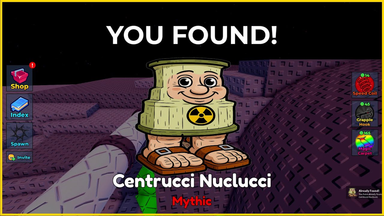 How To Get Centrucci Nuclucci in Find The Brainrot Roblox | Mythic