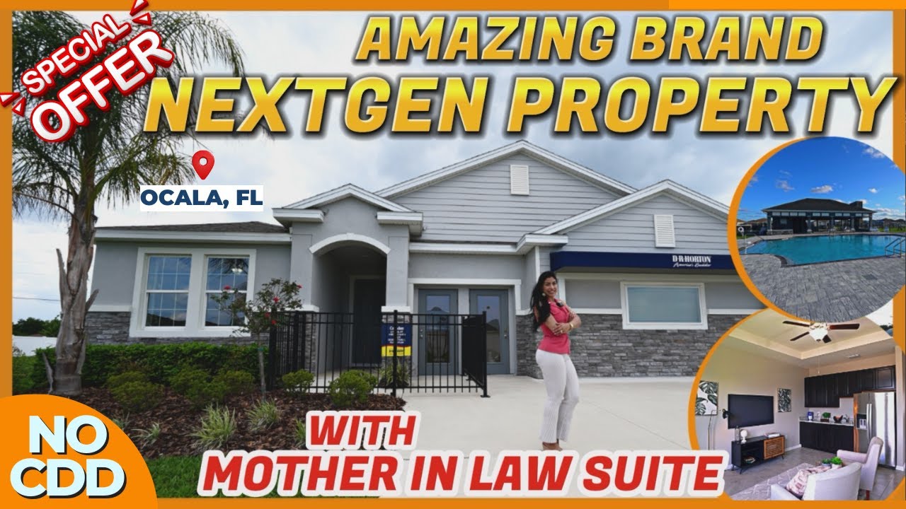 AMAZING Brand NextGen property With Mother In Law Suite | NO CDD | Ocala, FL