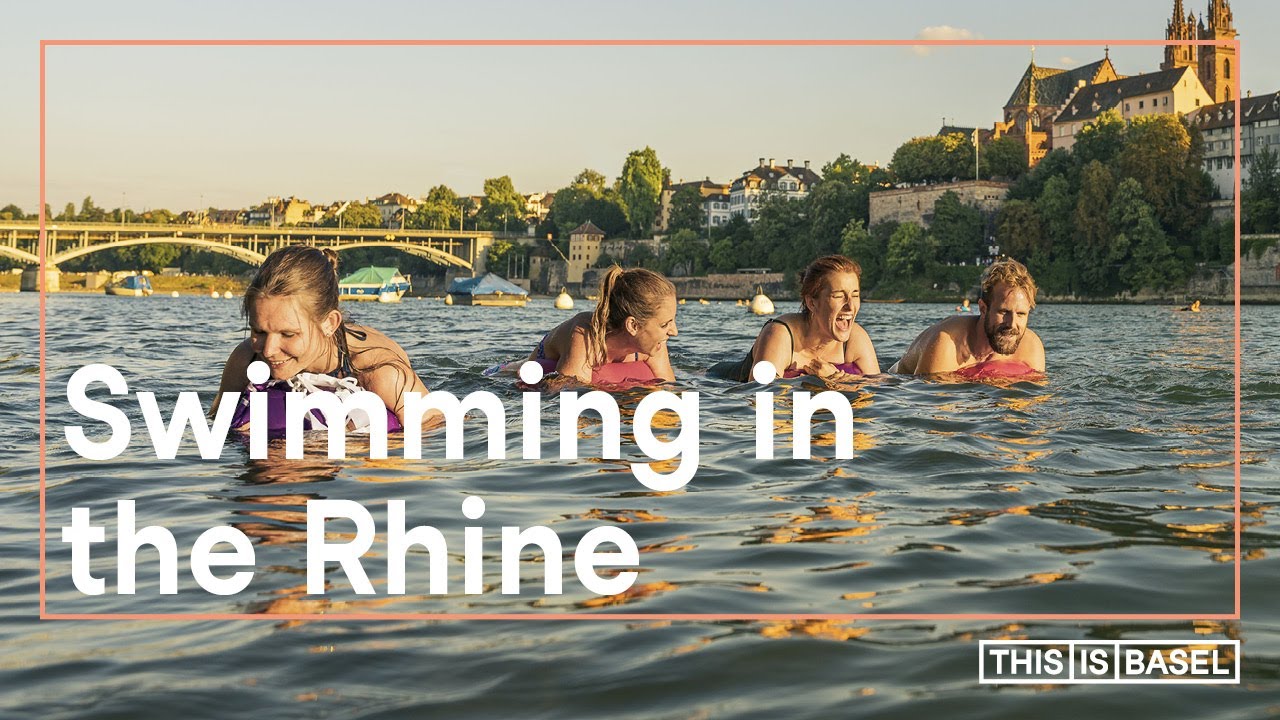 Swimming in the Rhine in Basel [Switzerland]