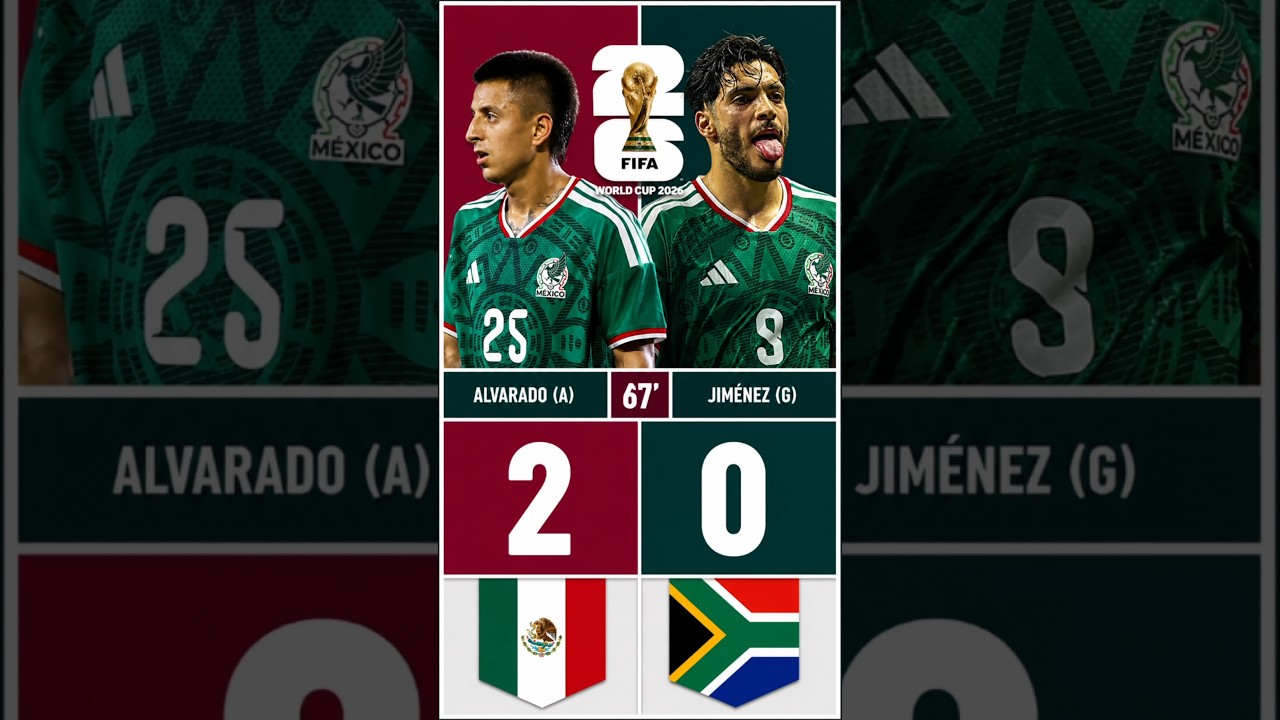 Highlights: Mexico 2-0 South Africa | FIFA World Cup 2026 | 11 June 2026