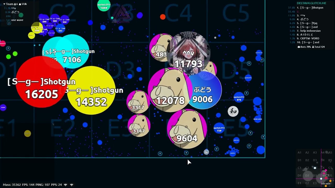 Agario - EA Party 母艦戦集(Motherships Compilation)