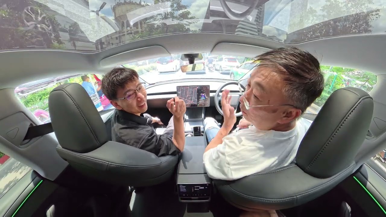 Larry’s First Time Driving a Tesla Model Y Juniper AWD | Old School Uncle Tries EV the First Time