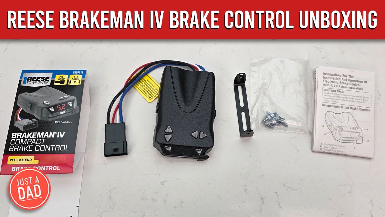 REESE Towpower 8507111 Brakeman IV Digital Brake Control UNBOXING