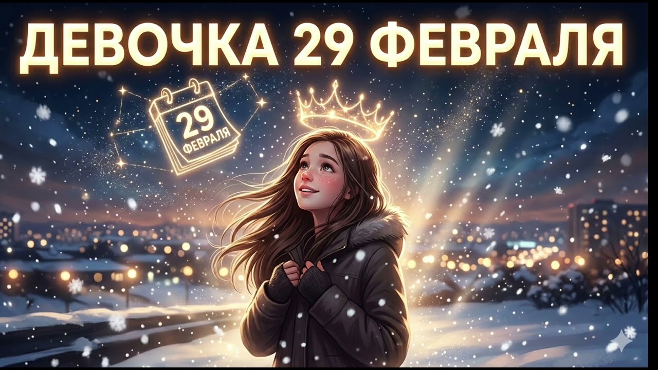 Девочка 29 февраля 💎 Редкий День Рождения | Песня для особенной