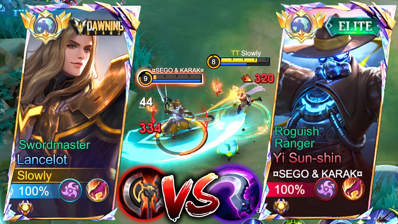 HARD GAME‼️GLOBAL LANCELOT VS PRO YI SUN SHIN | GAMEPLAY TOP GLOBAL LANCELOT - MLBB