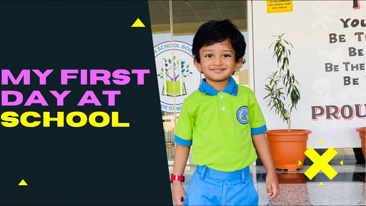 ಶಾಲೆಯಲ್ಲಿ ನನ್ನ ಮಗನ ಮೊದಲ ದಿನ| First day at my school | Indian School Bousher | Muscat| Oman
