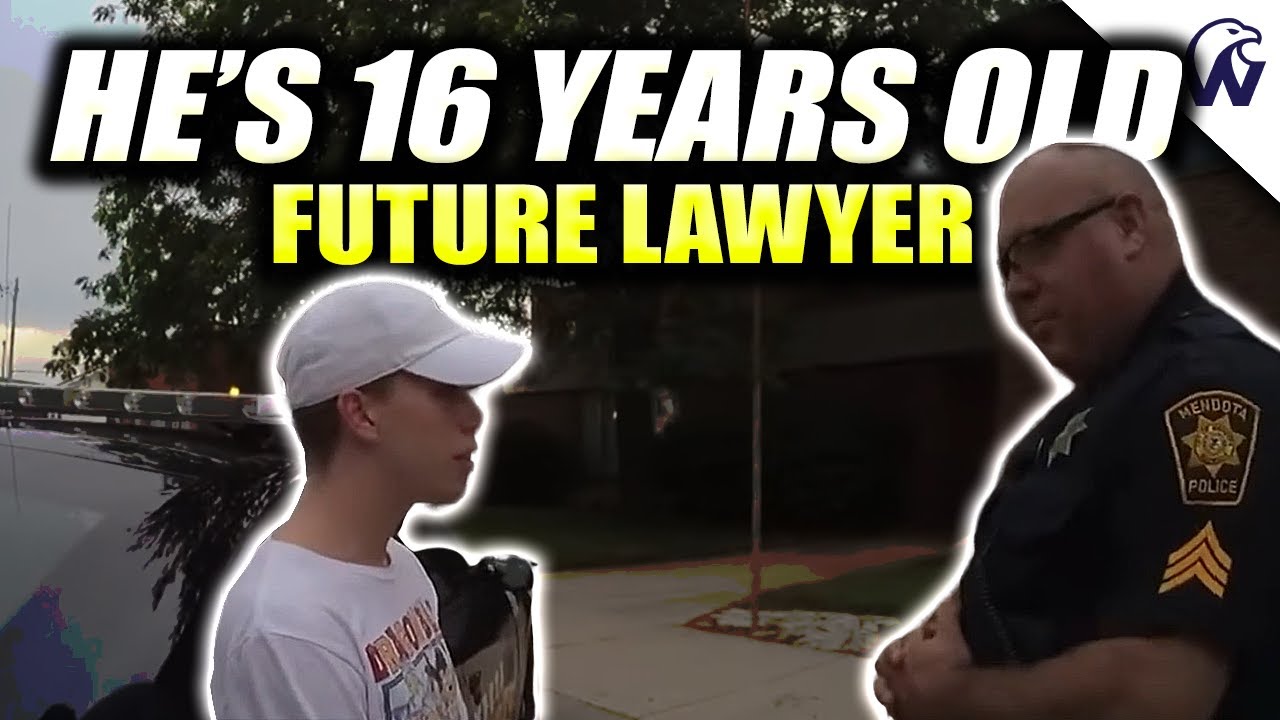 16 Year Old Kid Taught A Cop And her Supervisor The Law